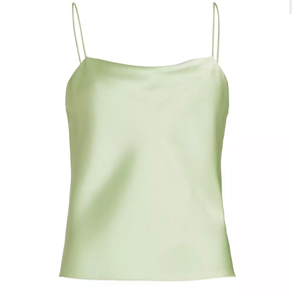 Alice + Olivia BLUE Harmon Satin Camisole